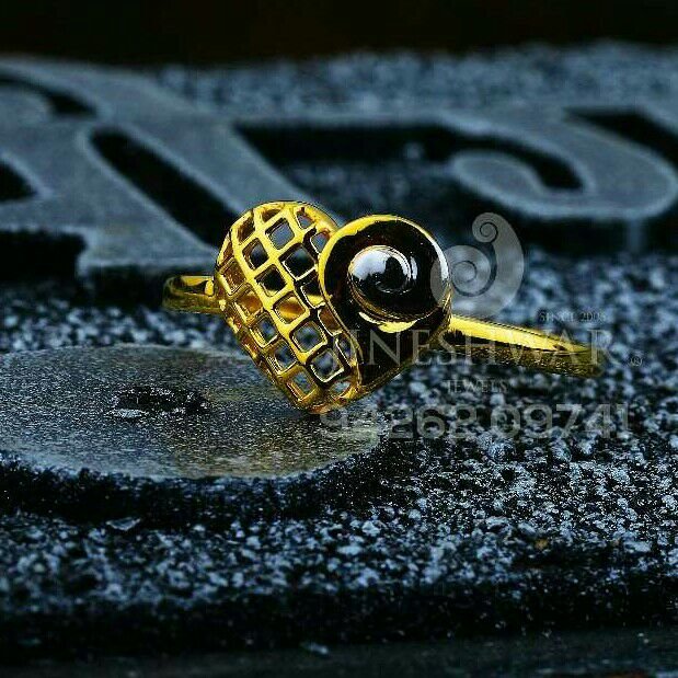 Heart Shape Unique Plain Casting Ring LRG -0472