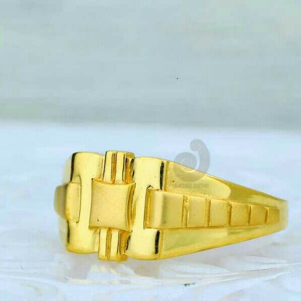 22ct Casting Plain Gents Ring
