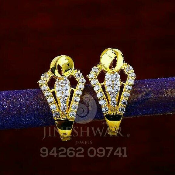 Gold Shiner Cz Bali Abg - 0075