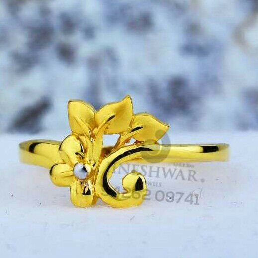 916 Flower design Plain casting Ladies Ring LRG -0600