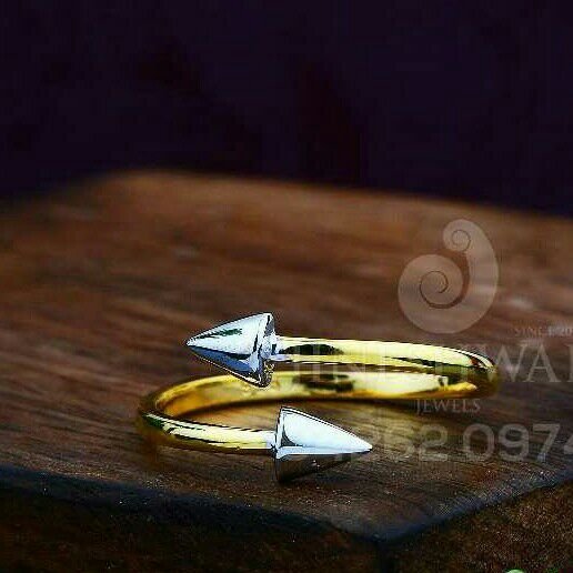 916 Yallow Gold Stylish ladies Ring LRG -0800