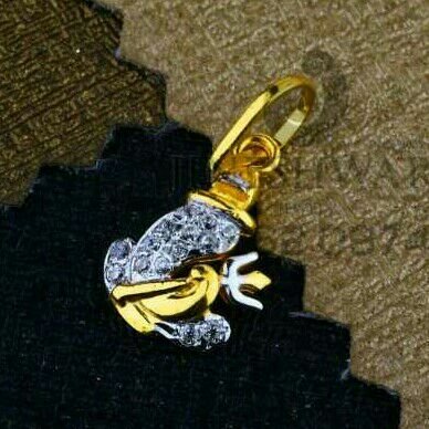 18kt Cz Pendent