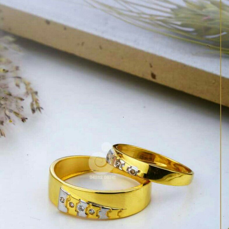 22 Ct Cz Fancy Couple Ring