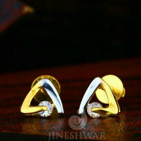 18kt Fancy Solitar Stone Beby Tops STG -0059