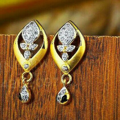 18kt fancy Hanging Ladies CZ Tops ATG -0072