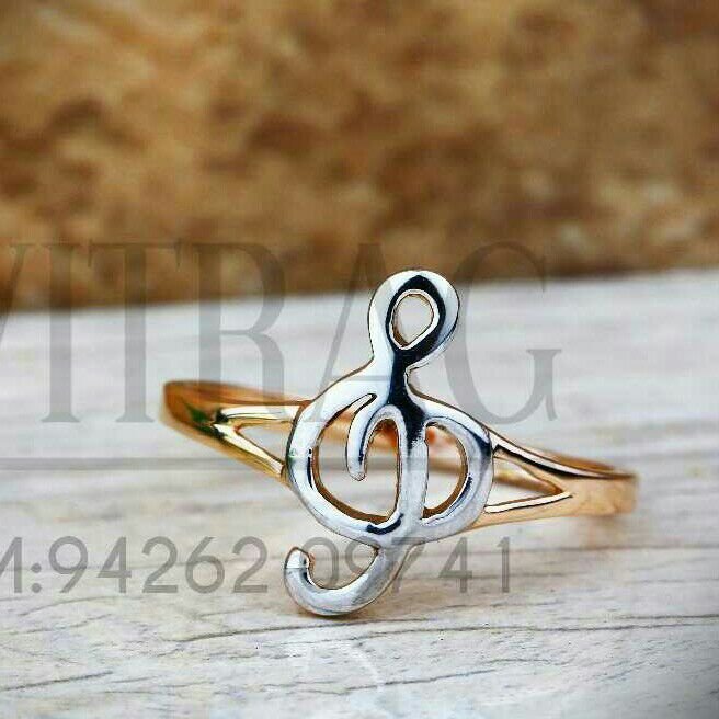 18kt Designer Plain Rose Gold Ladies Ring LRG -0764