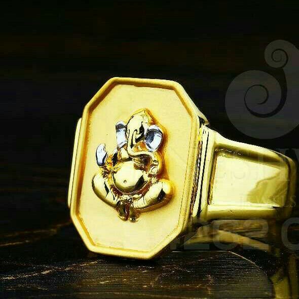 Fancy Ganpati Casting Ring