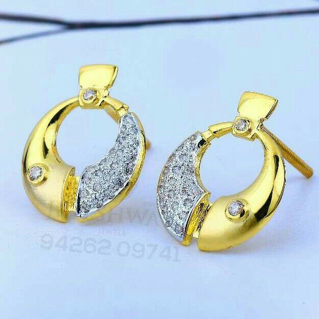 18kt Exclusive Fancy Gold Cz Top ATG -0024