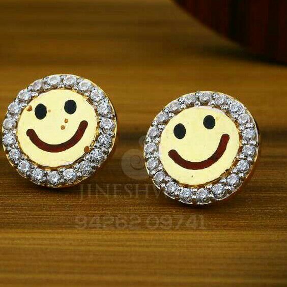 18kt Fancy Emoji Shape Beby Tops ATG -0054