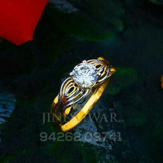 Designer Singal Stone Ladies Ring LRG -0414