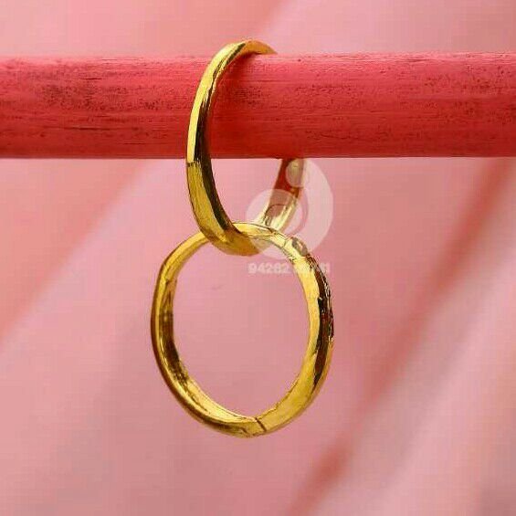 18ct Plain Gold Bali