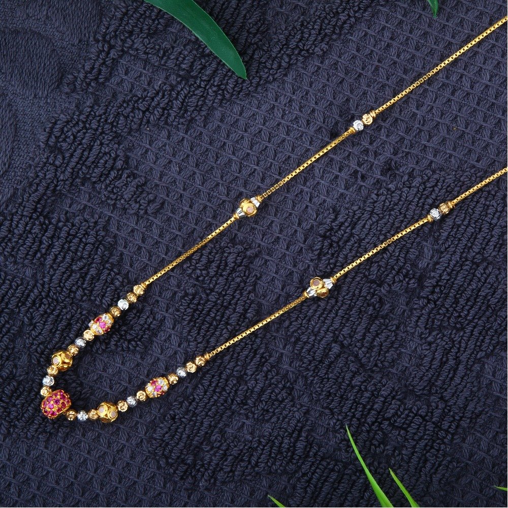 916 Gold Designer Mala JJ - M004